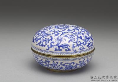 图片[2]-Copper box with painted enamel decor, Qing dynasty, Qianlong reign (1736-1795)-China Archive